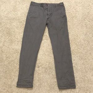 Dockers slim tampered khakis.